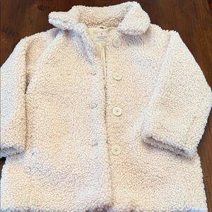 Crewcuts Cream Sherpa Kids Coat